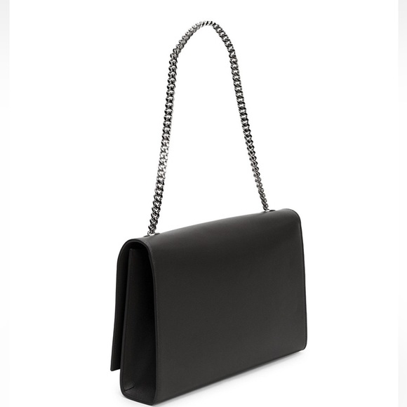 SAINT LAURENT Kate Medium Chain Bag In Grain De Poudre Embossed Leather - Picture 5 of 5